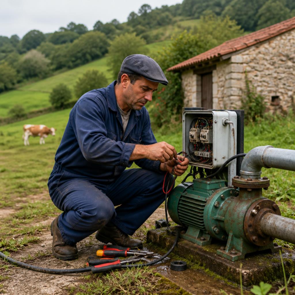 Electricista agrícola · Servicios y Ayuda mutua en Zona Villaviciosa / Nava · Mercáu Circular