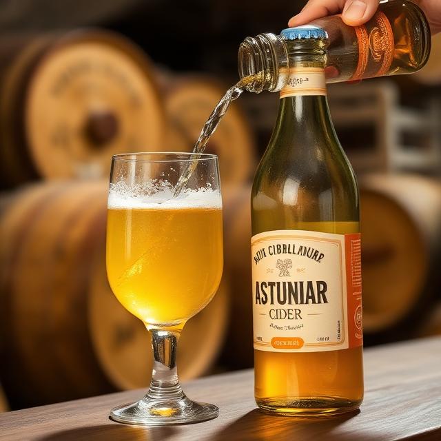 Sidra natural · Miel y Conservas en Llagar El Traviesu · Nava · Mercáu Circular